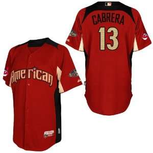 2011 All Star Cleveland Indians #13 Cabrera Red 2011 MLB Authentic 