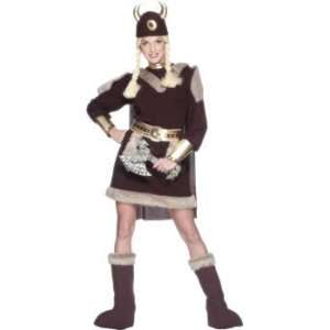  Smiffys New Viking Queen Lady Warrior Fancy Dress Costume 