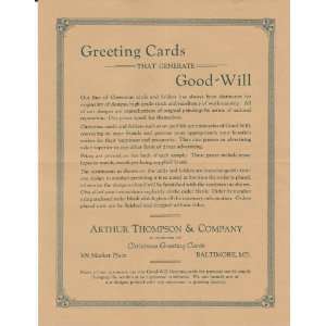   MD, Greeting Card Cover Letter and Order Forms: Everything Else