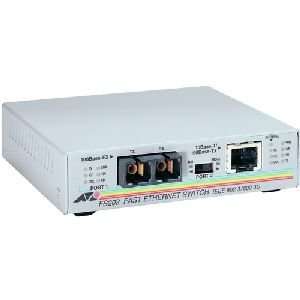 Allied Telesis AT FS202 Fast Ethernet Media Converter. 10/100BTX TO 