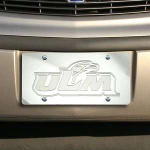    NCAA Louisiana Monroe Warhawks Satin License Plate: Automotive
