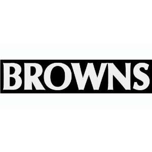  Cleveland Browns Car Window DECAL Wall Sticker Text Logo 