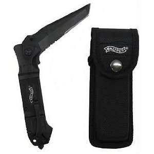  Umarex Walther Tactical Folding Knife, Black, 3.9 Inch 