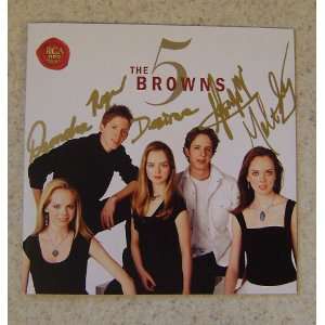  AUTOGRAPHED THE 5 BROWNS THE 5 BROWNS [Dual Disc] CD 