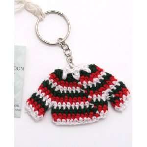  Holiday Sweater Key Ring: Office Products