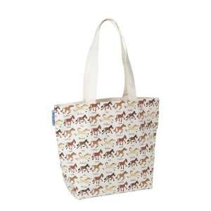  Ponies Canvas Shopper Tote Bag by Tyrrell Katz: Beauty