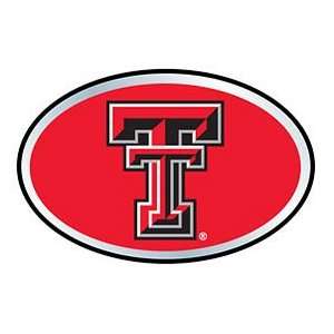  Texas Tech Red Raiders Color Auto Emblem: Sports 