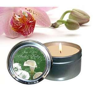  Personalized Calla Lily Theme Travel Candle Favors: Health 