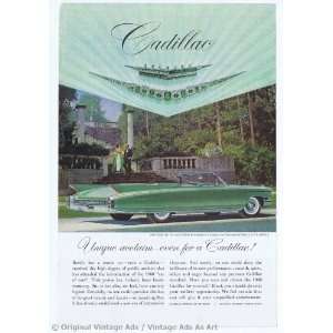 1960 Cadillac Convertible Green Couple at Estate Diamonds by Van Cleef 