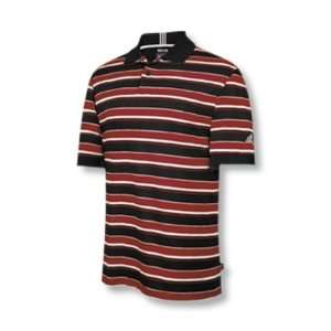 Adidas 2007 Mens ClimaLite Block Stripe Golf Polo Shirt 