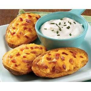 Cheddar and Bacon Potato Skins  Grocery & Gourmet Food