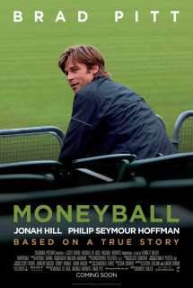Moneyball   original DS movie poster   27x40 D/S Final Brad Pitt 