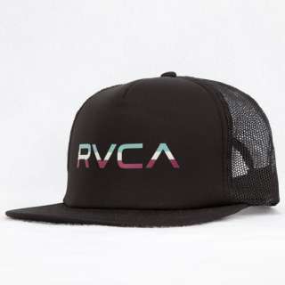 RVCA The RVCA II trucker hat. RVCA logo printed at front. Mesh back 