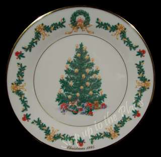 Lenox China Christmas Trees Around the World 5th Plate /s AUSTRIA 1995 