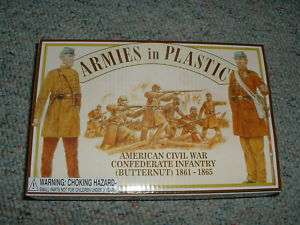 Armies in Plastic ACW Confederate Infantry Butternut  