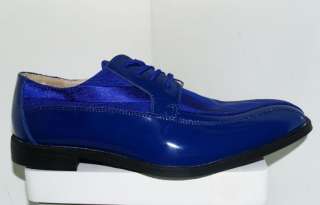 Stacy Adams Royalty Blue Mens Dress Shoes Size 7 14  