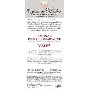   Grosperrin Petite Champagne Cognac Vsop 750ML Grocery & Gourmet Food