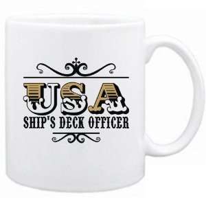  New  Usa Ships Deck Officer   Old Style  Mug 