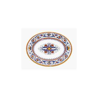   Deruta Italian Oval Serving Platter 15 by Grazia