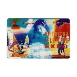 Collectible Phone Card $3. American Tele Card Expo 96 (Miami Beach 