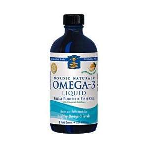  Omega 3 Liquid 8 oz, Nordic Naturals Health & Personal 