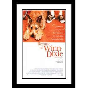  Because of Winn Dixie 20x26 Framed and Double Matted Movie 