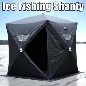  Ice Fishing Shanty 4 Person Pop Up Hut Portable Shelter 