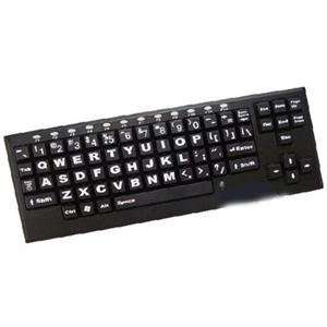    NEW Wireless large key keyboard BL (Input Devices)