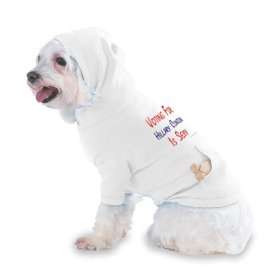  VOTING FOR HILLIARY CLINTON IS SEXY Hooded T Shirt for Dog 