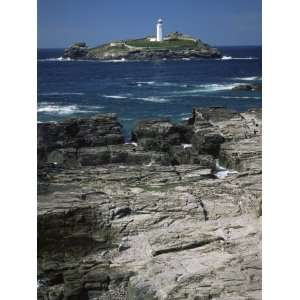  Godrevy Island Lighthouse, Near St. Ives, North Coast 