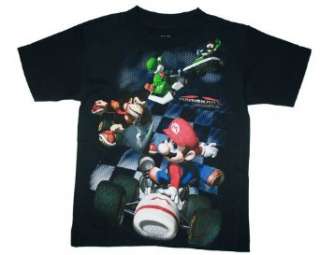  Super Mario Mariokart DS T shirt for Boys Clothing