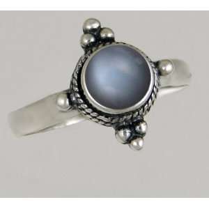   Victorian Ring Featuring a Genunie Grey Moonstone Gemstone Jewelry