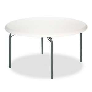  Too 1200 Series Folding Table, 60 dia. x 29h, Platinum   Sold As 1 