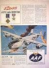 1944 WWII ARMY AIR FORCE   B 24 DOUBLE TROUBLE Print Ad