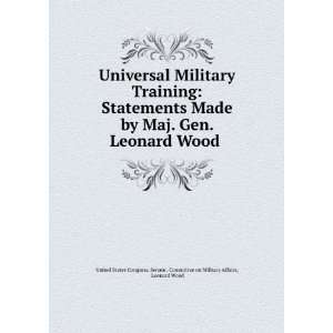  Universal military training Leonard Wood Books