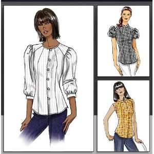  Vogue 8476 Sewing Pattern Womans Petite Shirt Blouse Size 
