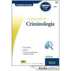 Compendio di criminologia (I volumi di base) (Italian Edition)  