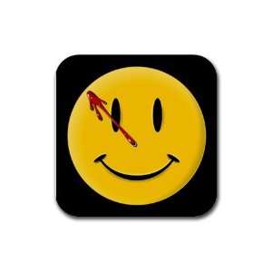    Watchmen Smiley Face Square Rubber Coaster a 
