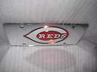 Cincinnati Reds CAR TRUCK LASER LICENSE PLATE THE BEST Silver