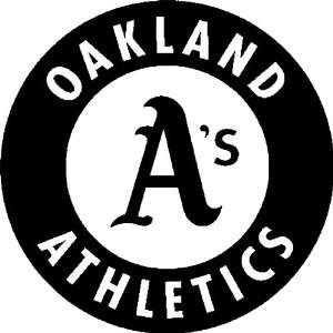  Oakland Athletics MLB Vinyl Decal Stickers / 4 x 4 