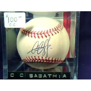  C.C. Sabathia Autographed Baseball?