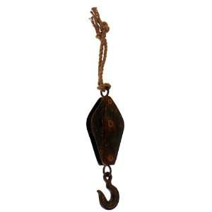  Industrial Metal Block & Tackle Pulleye Replica Home Decor 