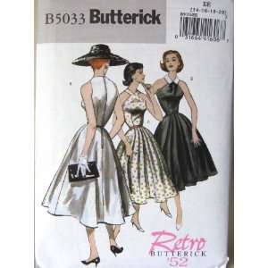  Butterick Sewing Pattern B5033 Retro 52 Misses Dress and 