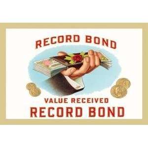  Vintage Art Record Bond Cigars   01843 7