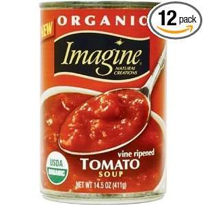 Imagine Organic Vine Ripened Tomato Soup, 14.5 Ounce Can (Pack of 12 