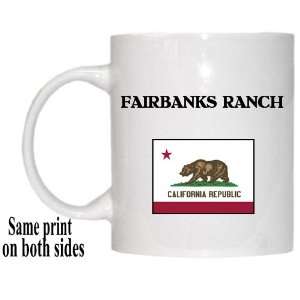   US State Flag   FAIRBANKS RANCH, California (CA) Mug 
