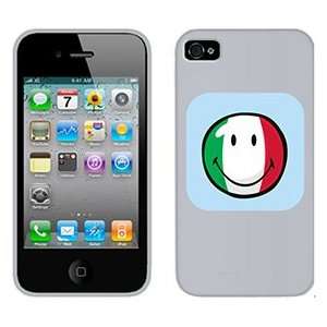  Smiley World Italian Flag on AT&T iPhone 4 Case by Coveroo 