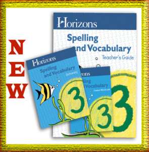 Horizons Spelling & Vocabulary 3rd Grade 3 Complete Set  