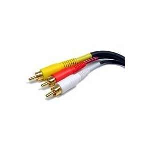  Cable, RCA Audio/Video, 6, 3 Connectors Electronics