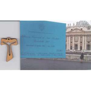   Benedict XVI on April 6, 2011 with Holy Prayer Card 